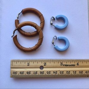 Vintage Clip-on Hoop Earrings